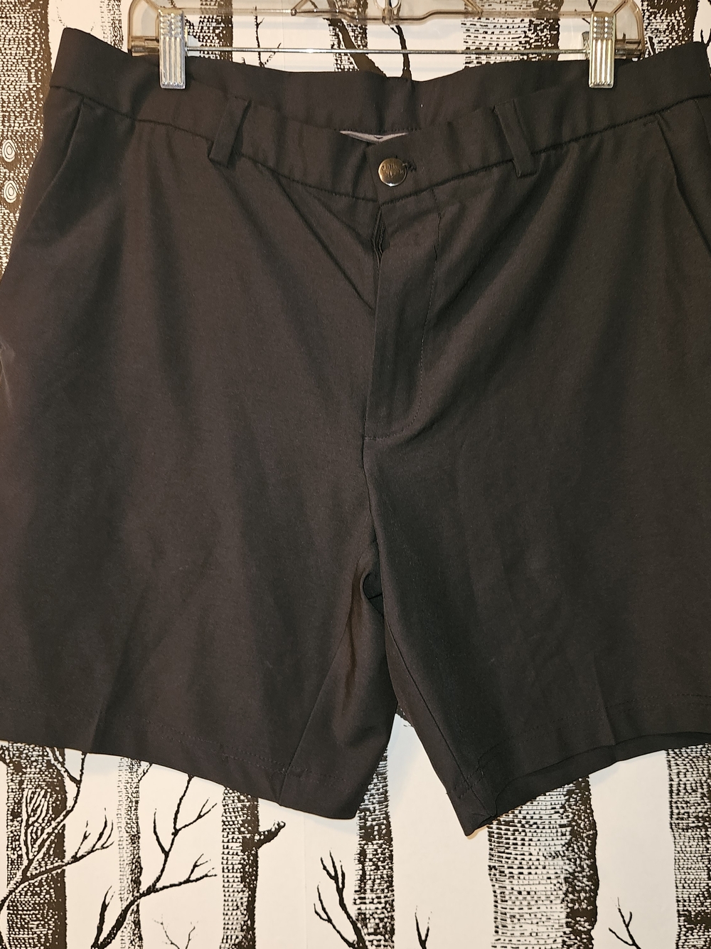 Callaway Black Flat-Front Performance Golf Shorts